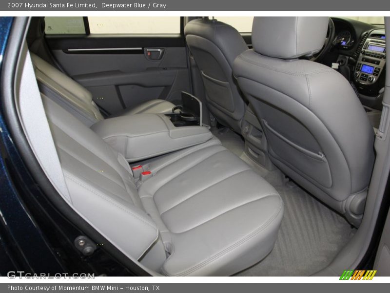 Deepwater Blue / Gray 2007 Hyundai Santa Fe Limited