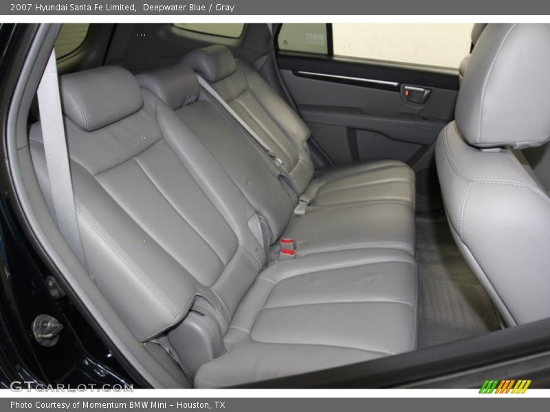 Deepwater Blue / Gray 2007 Hyundai Santa Fe Limited