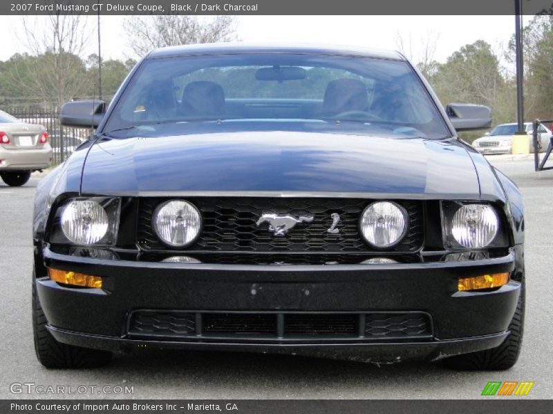 Black / Dark Charcoal 2007 Ford Mustang GT Deluxe Coupe
