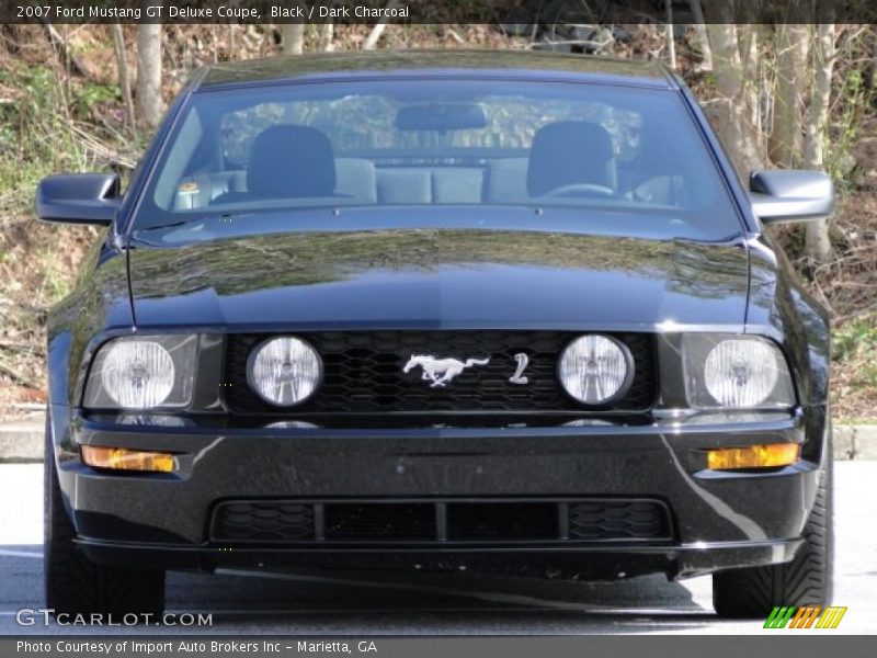 Black / Dark Charcoal 2007 Ford Mustang GT Deluxe Coupe