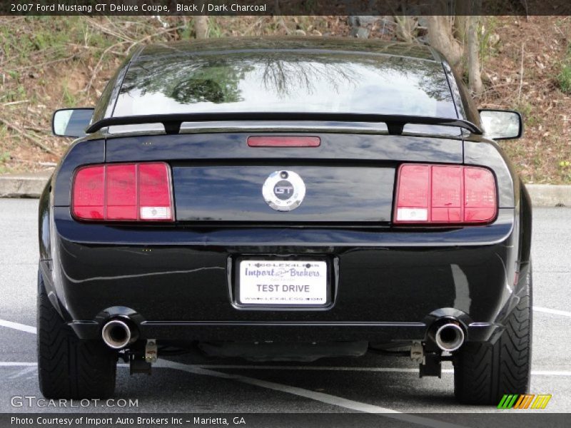 Black / Dark Charcoal 2007 Ford Mustang GT Deluxe Coupe
