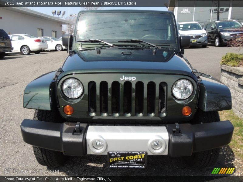 Natural Green Pearl / Black/Dark Saddle 2011 Jeep Wrangler Sahara 4x4