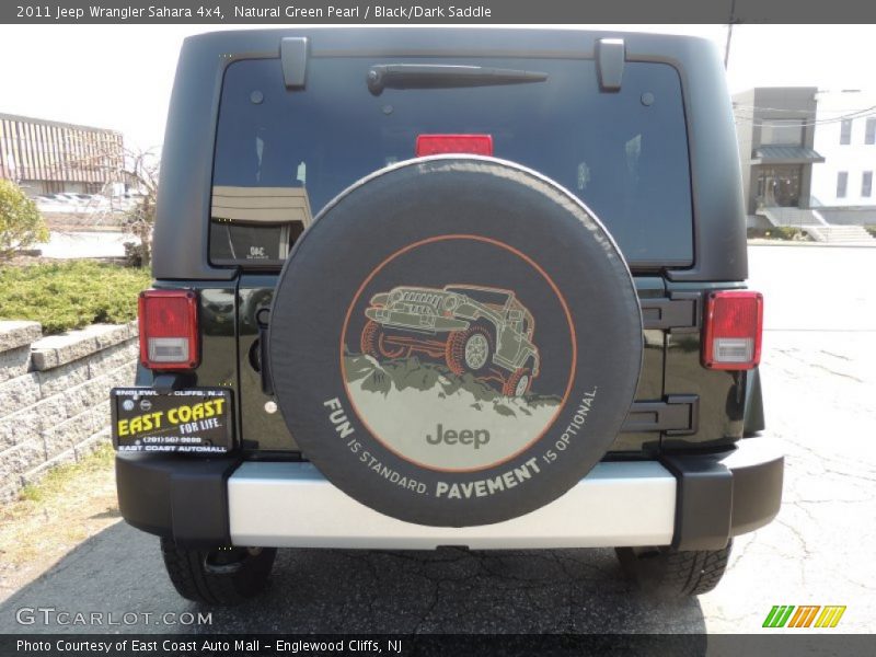 Natural Green Pearl / Black/Dark Saddle 2011 Jeep Wrangler Sahara 4x4