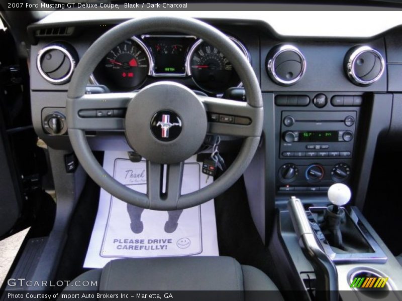 Black / Dark Charcoal 2007 Ford Mustang GT Deluxe Coupe