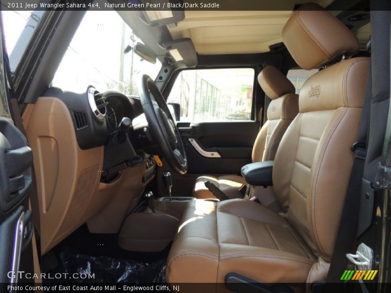 Natural Green Pearl / Black/Dark Saddle 2011 Jeep Wrangler Sahara 4x4