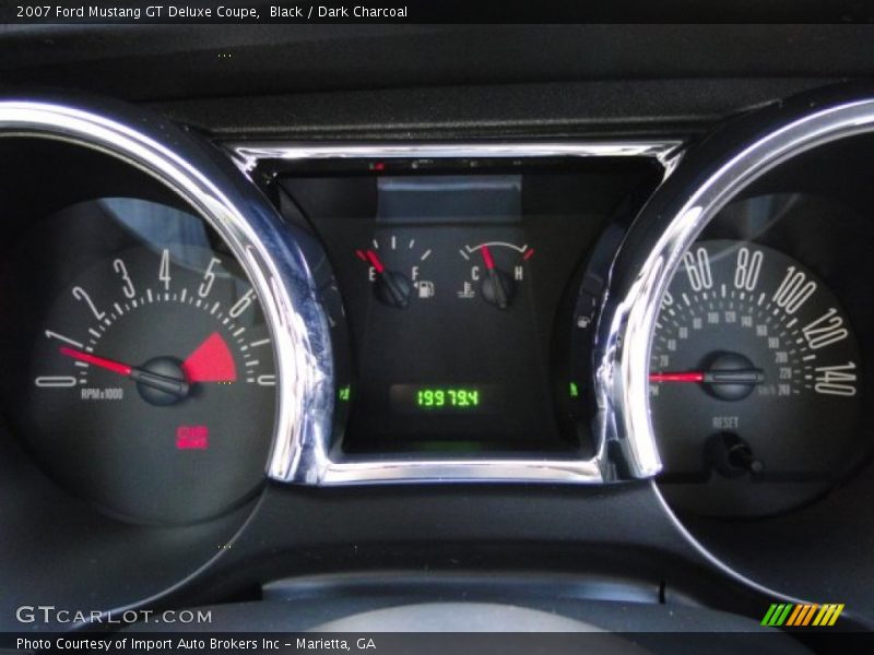 Black / Dark Charcoal 2007 Ford Mustang GT Deluxe Coupe