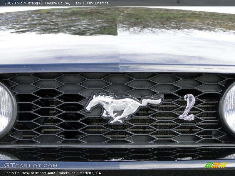 Black / Dark Charcoal 2007 Ford Mustang GT Deluxe Coupe