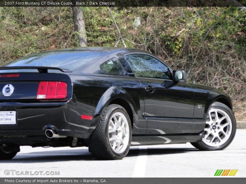 Black / Dark Charcoal 2007 Ford Mustang GT Deluxe Coupe