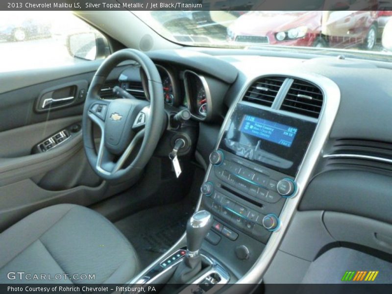 Silver Topaz Metallic / Jet Black/Titanium 2013 Chevrolet Malibu LS