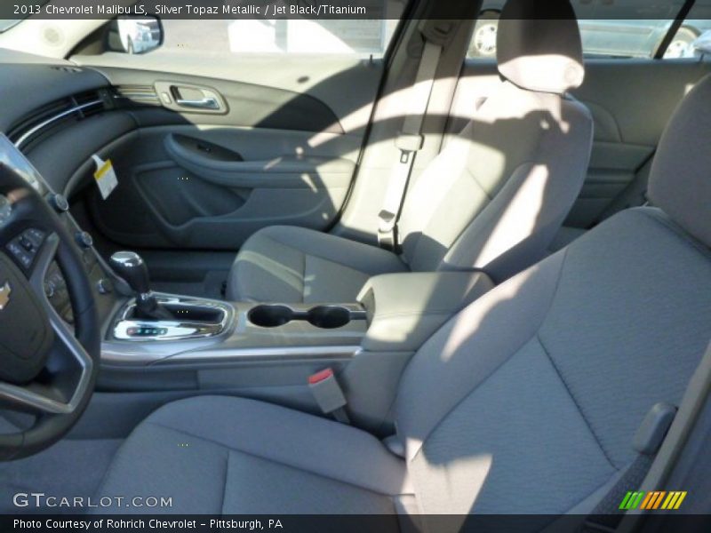 Silver Topaz Metallic / Jet Black/Titanium 2013 Chevrolet Malibu LS