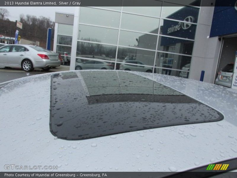 Silver / Gray 2013 Hyundai Elantra Limited