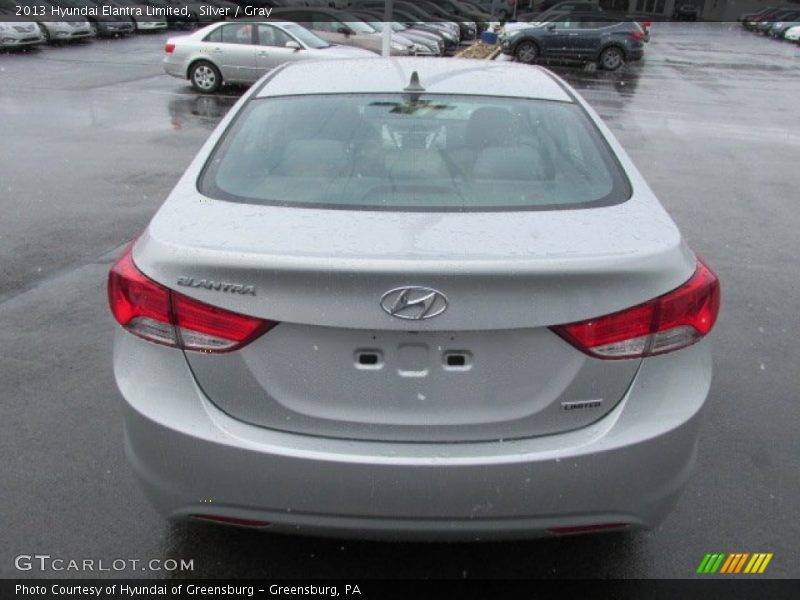 Silver / Gray 2013 Hyundai Elantra Limited