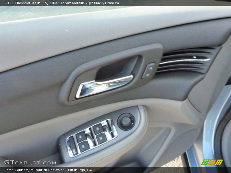 Silver Topaz Metallic / Jet Black/Titanium 2013 Chevrolet Malibu LS