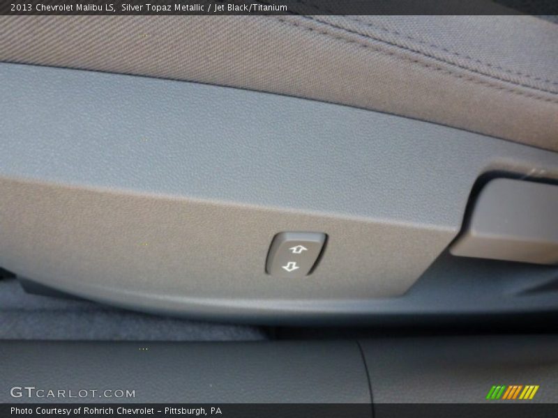 Silver Topaz Metallic / Jet Black/Titanium 2013 Chevrolet Malibu LS