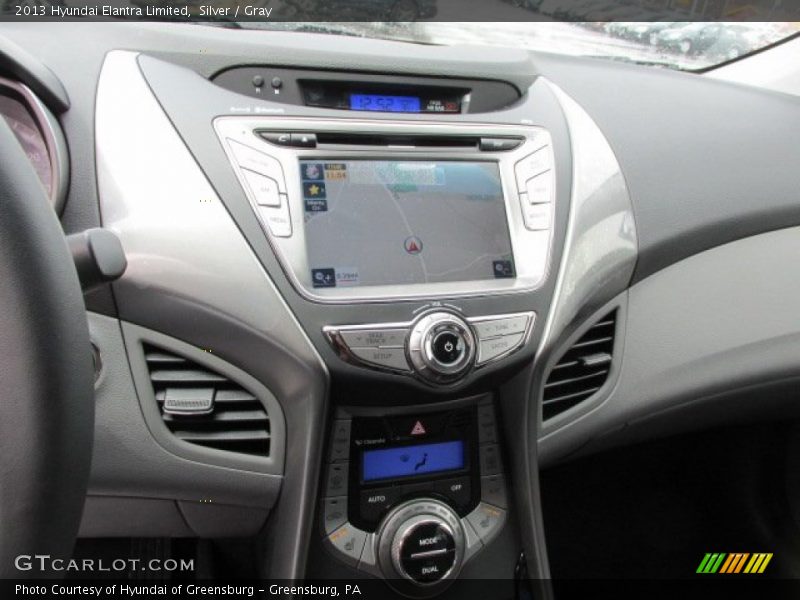 Silver / Gray 2013 Hyundai Elantra Limited
