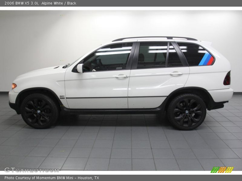 Alpine White / Black 2006 BMW X5 3.0i