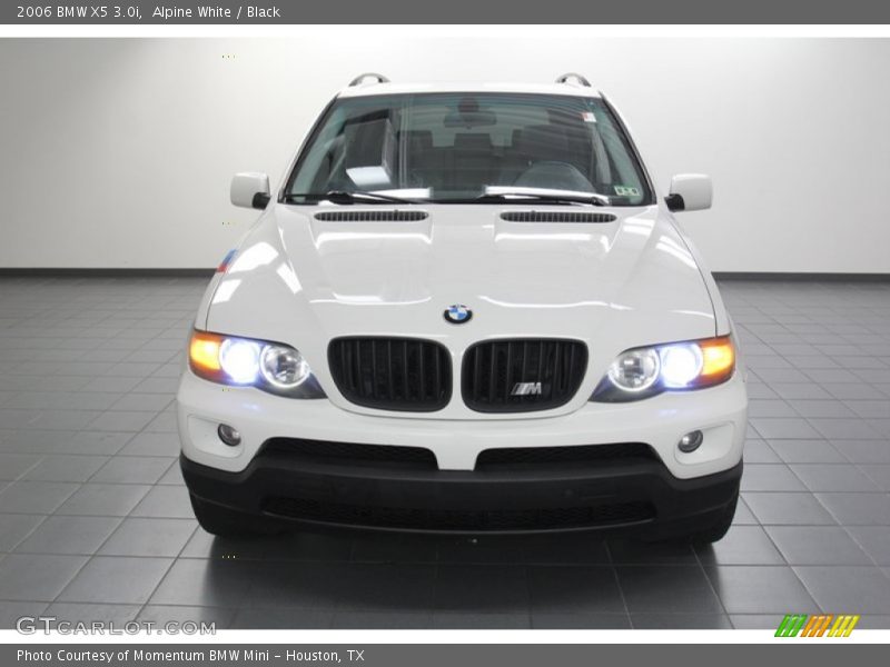 Alpine White / Black 2006 BMW X5 3.0i