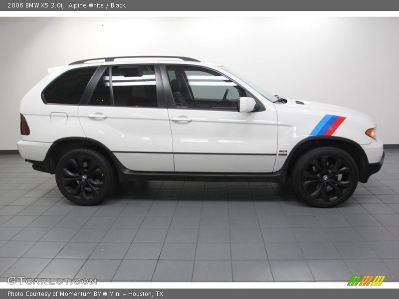Alpine White / Black 2006 BMW X5 3.0i