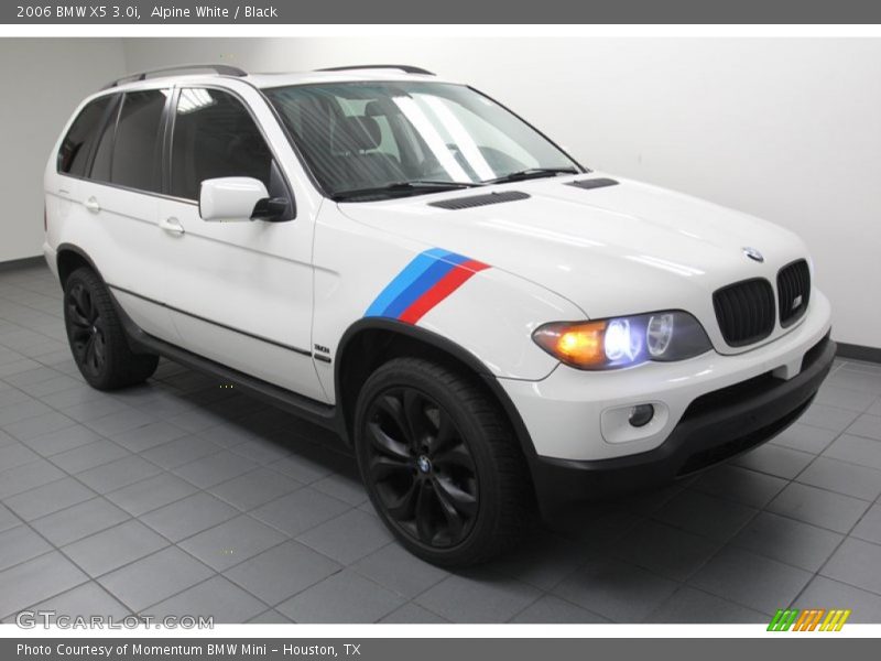 Alpine White / Black 2006 BMW X5 3.0i
