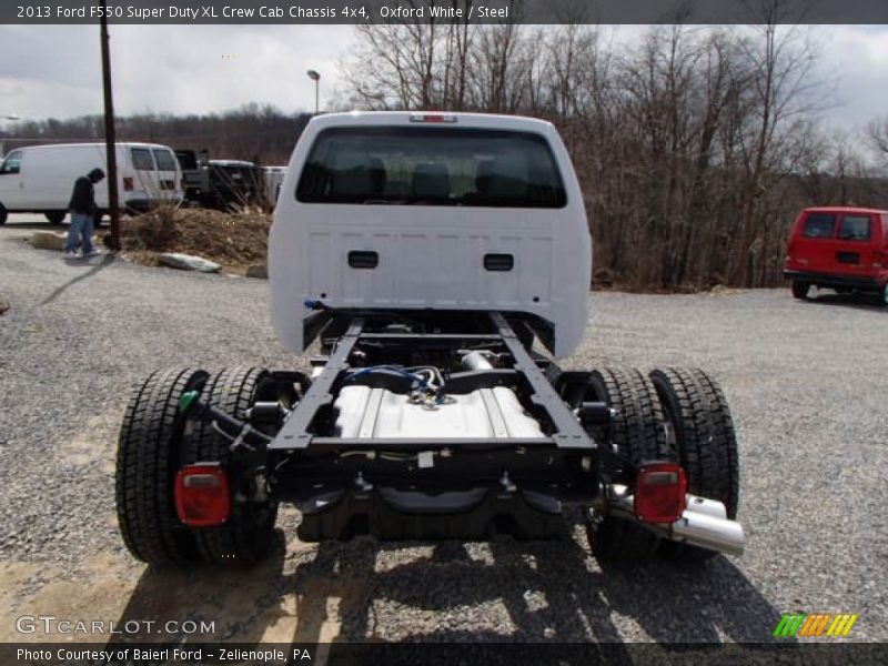 Oxford White / Steel 2013 Ford F550 Super Duty XL Crew Cab Chassis 4x4