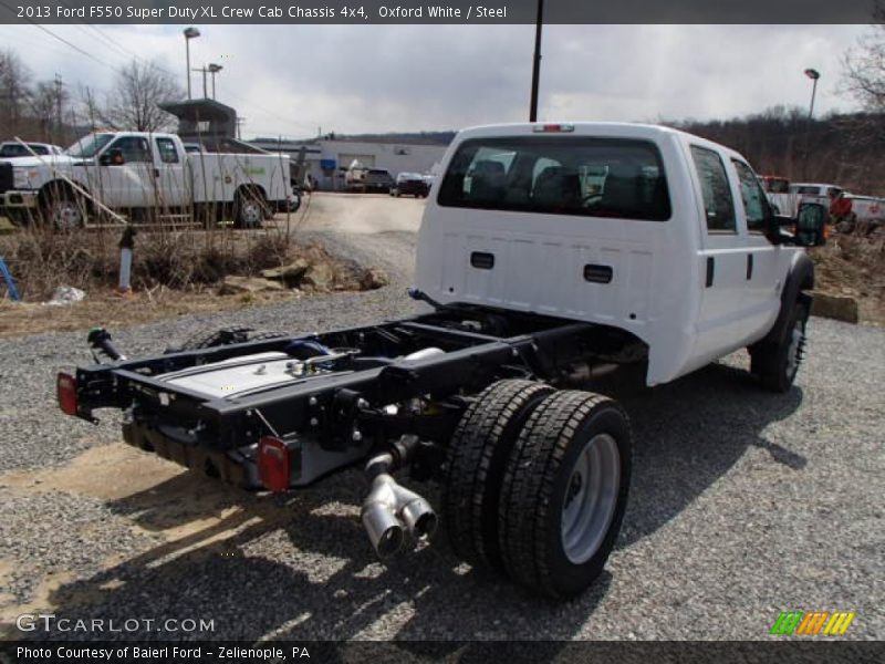 Oxford White / Steel 2013 Ford F550 Super Duty XL Crew Cab Chassis 4x4