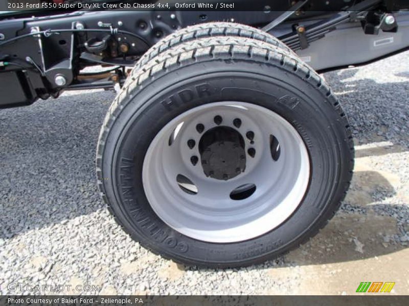 Oxford White / Steel 2013 Ford F550 Super Duty XL Crew Cab Chassis 4x4