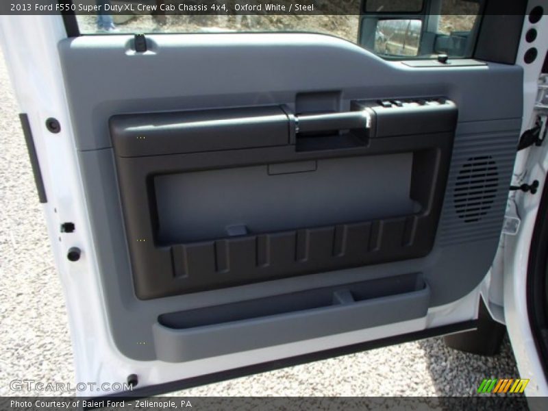 Oxford White / Steel 2013 Ford F550 Super Duty XL Crew Cab Chassis 4x4