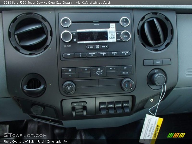 Oxford White / Steel 2013 Ford F550 Super Duty XL Crew Cab Chassis 4x4