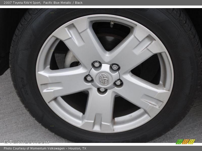 Pacific Blue Metallic / Black 2007 Toyota RAV4 Sport