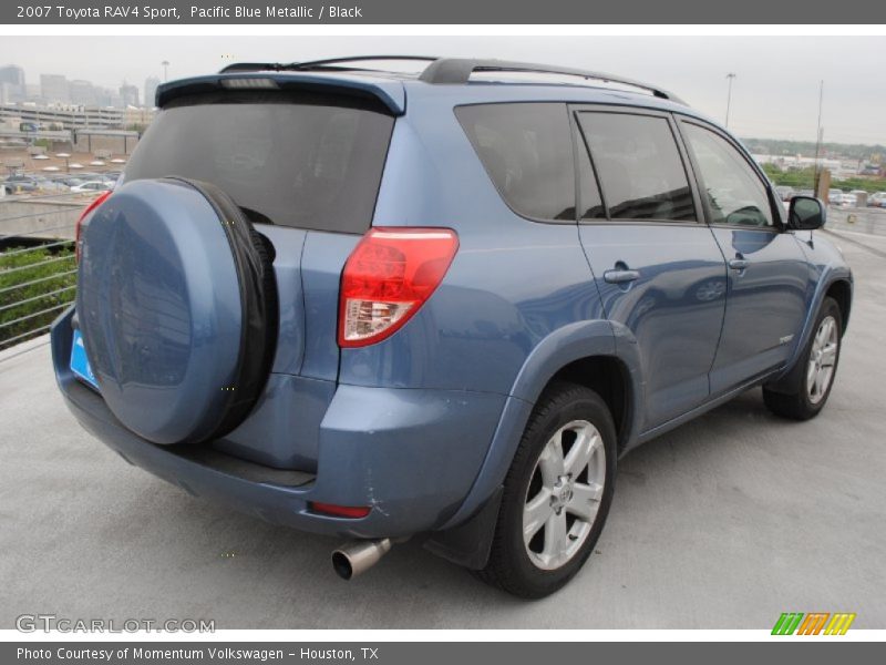 Pacific Blue Metallic / Black 2007 Toyota RAV4 Sport
