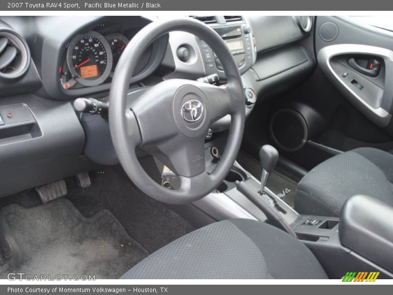 Pacific Blue Metallic / Black 2007 Toyota RAV4 Sport