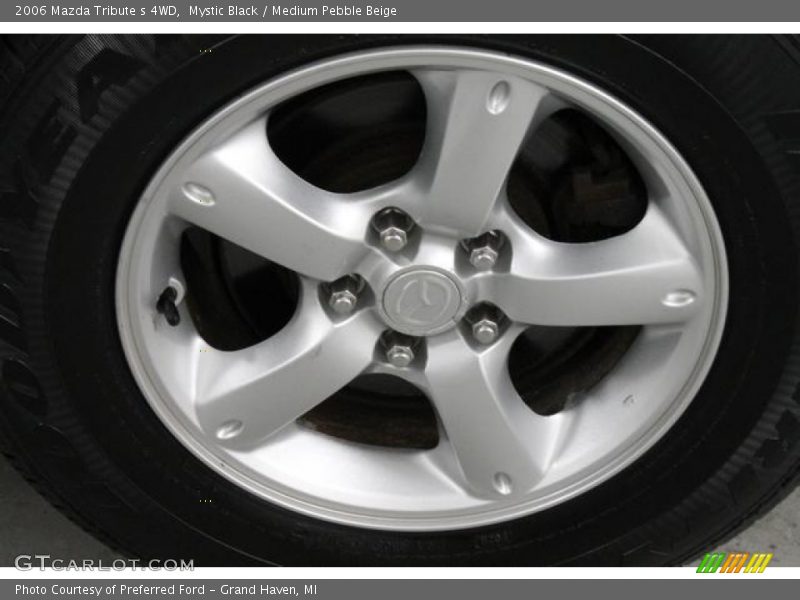 Mystic Black / Medium Pebble Beige 2006 Mazda Tribute s 4WD