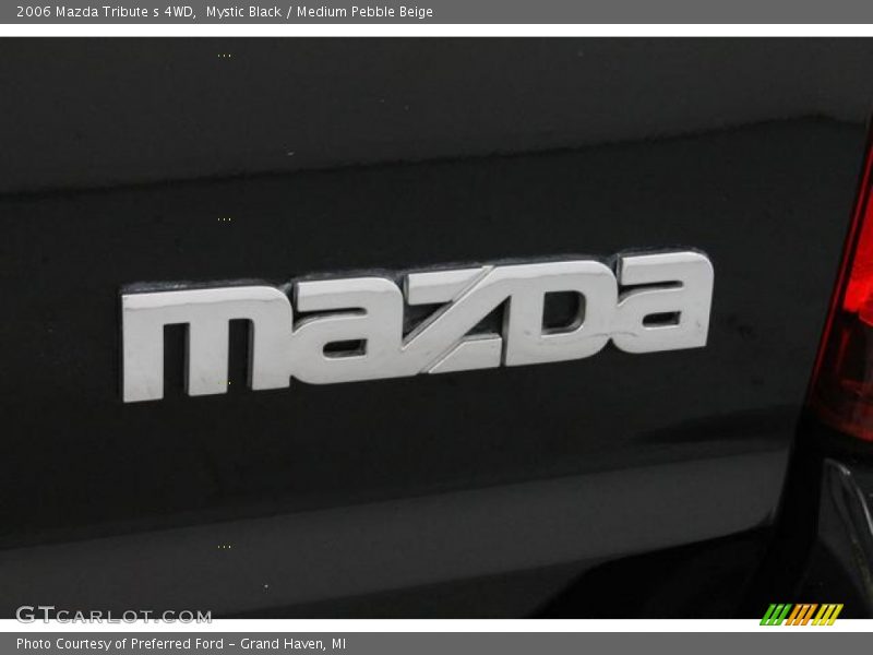 Mystic Black / Medium Pebble Beige 2006 Mazda Tribute s 4WD