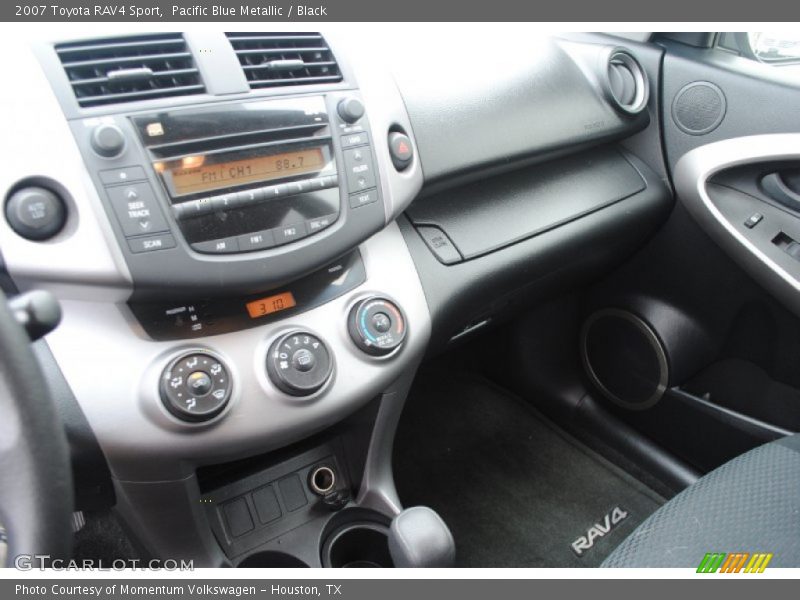 Pacific Blue Metallic / Black 2007 Toyota RAV4 Sport
