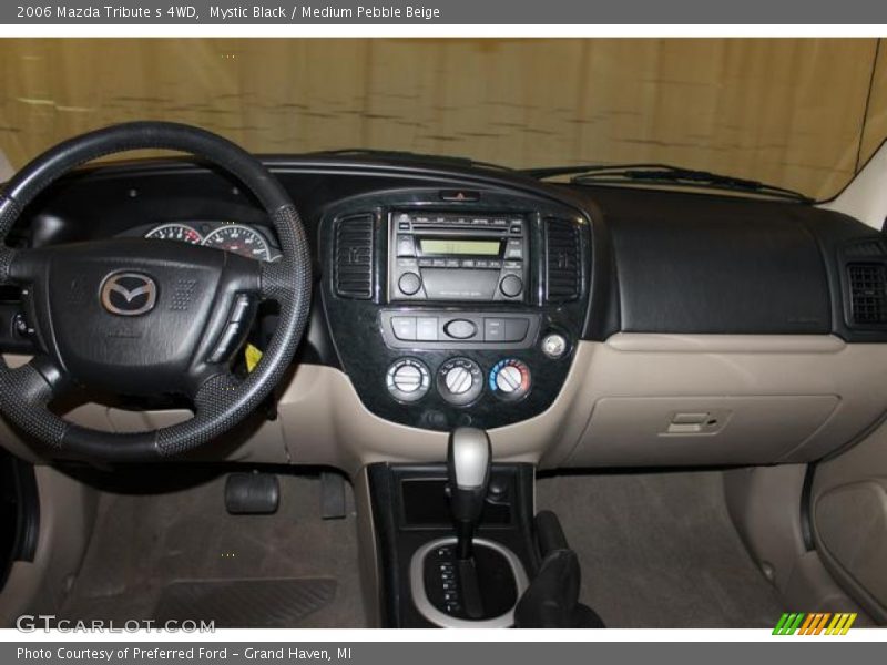 Mystic Black / Medium Pebble Beige 2006 Mazda Tribute s 4WD