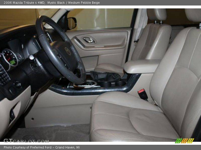 Mystic Black / Medium Pebble Beige 2006 Mazda Tribute s 4WD