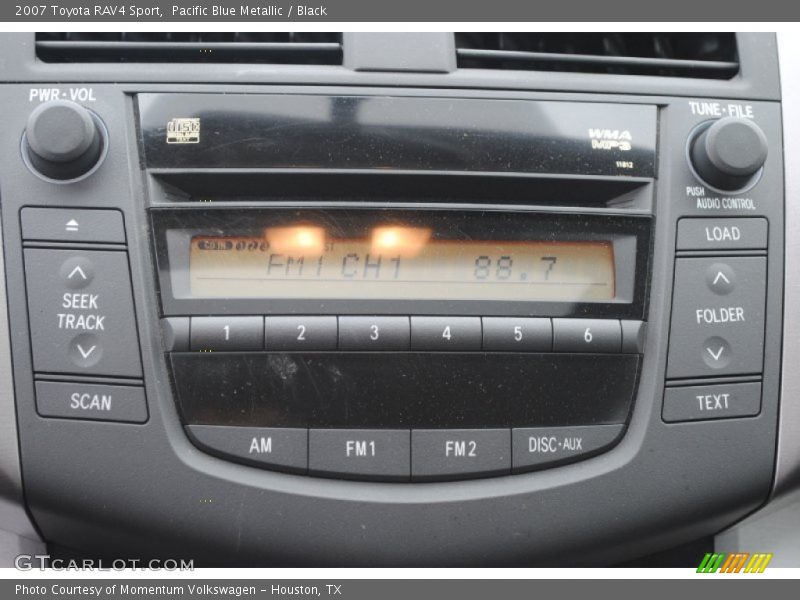 Pacific Blue Metallic / Black 2007 Toyota RAV4 Sport