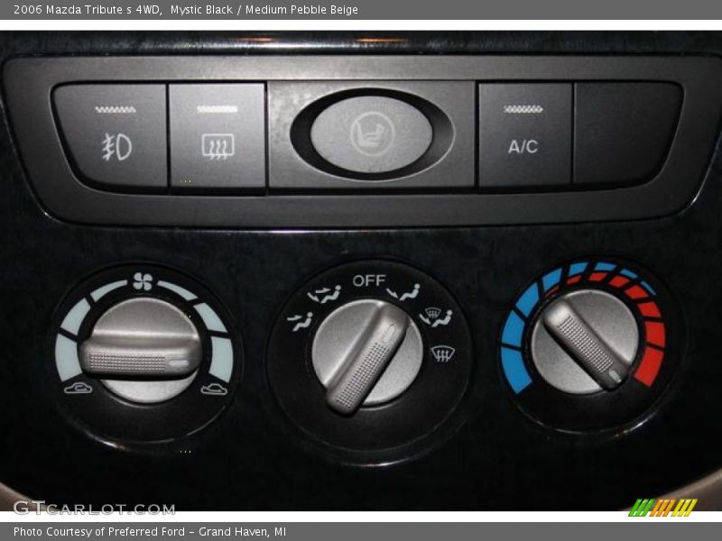 Mystic Black / Medium Pebble Beige 2006 Mazda Tribute s 4WD