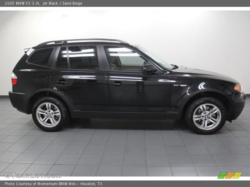 Jet Black / Sand Beige 2005 BMW X3 3.0i