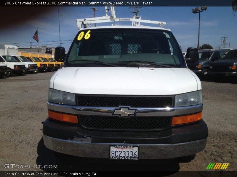 Summit White / Medium Dark Pewter 2006 Chevrolet Express 3500 Commercial Van