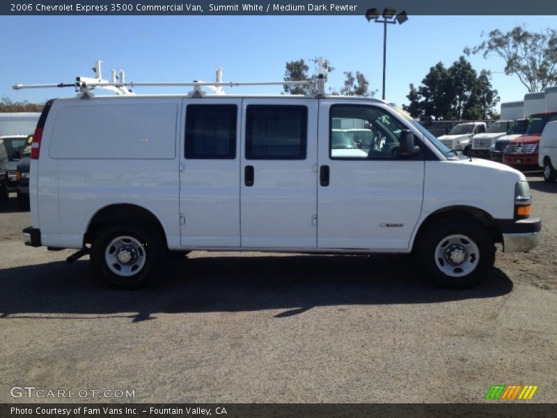 Summit White / Medium Dark Pewter 2006 Chevrolet Express 3500 Commercial Van