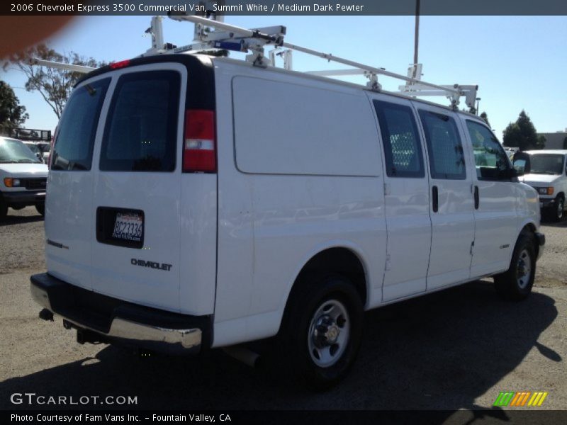 Summit White / Medium Dark Pewter 2006 Chevrolet Express 3500 Commercial Van