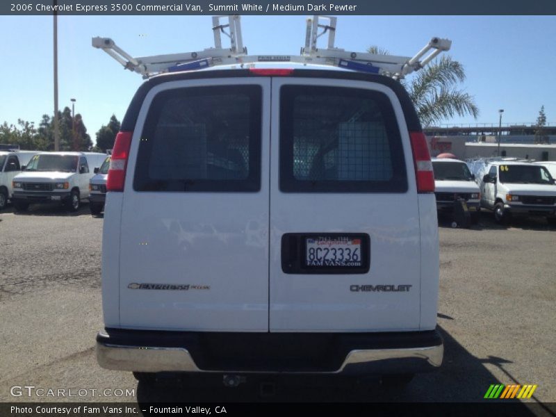 Summit White / Medium Dark Pewter 2006 Chevrolet Express 3500 Commercial Van