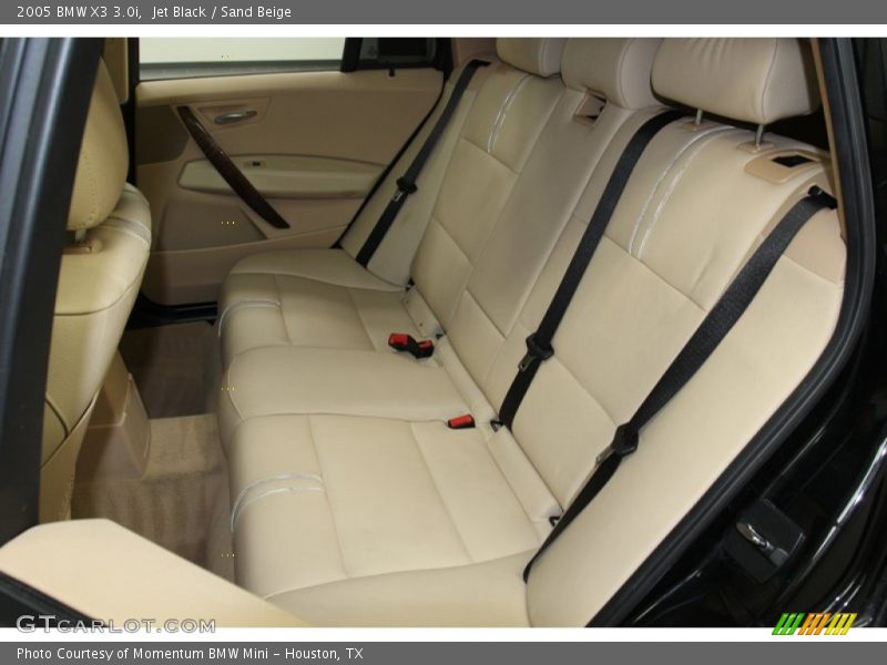 Jet Black / Sand Beige 2005 BMW X3 3.0i