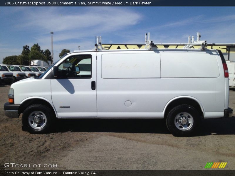 Summit White / Medium Dark Pewter 2006 Chevrolet Express 3500 Commercial Van