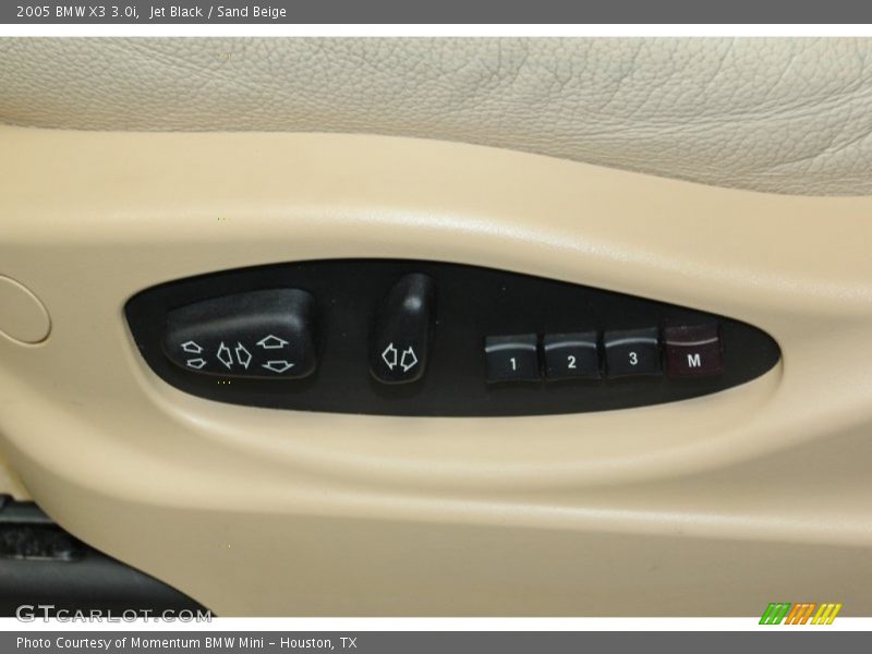 Jet Black / Sand Beige 2005 BMW X3 3.0i