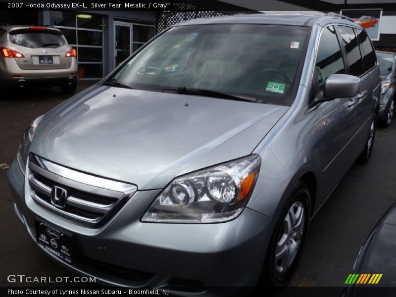 Silver Pearl Metallic / Gray 2007 Honda Odyssey EX-L