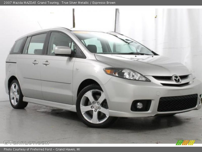 True Silver Metallic / Espresso Brown 2007 Mazda MAZDA5 Grand Touring