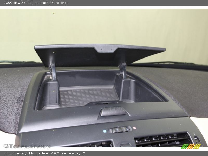 Jet Black / Sand Beige 2005 BMW X3 3.0i