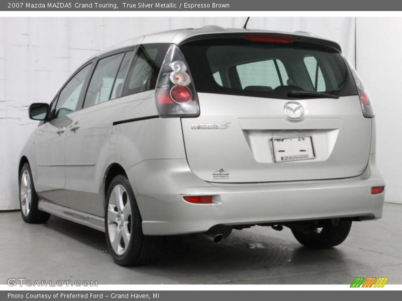 True Silver Metallic / Espresso Brown 2007 Mazda MAZDA5 Grand Touring